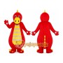 Red Dragon Mascot Costume