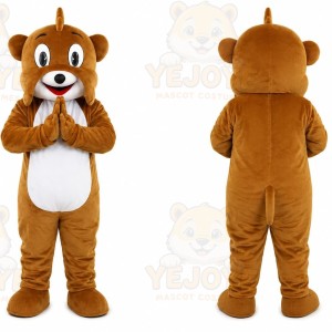 Brown Chipmunk Mascot Costume