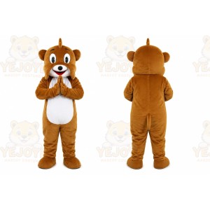 Brown Chipmunk Mascot Costume