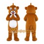 Brown Chipmunk Mascot Costume