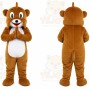 Brown Chipmunk Mascot Costume