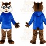 Chipmunk Character Mascot Costume with Hoodie
