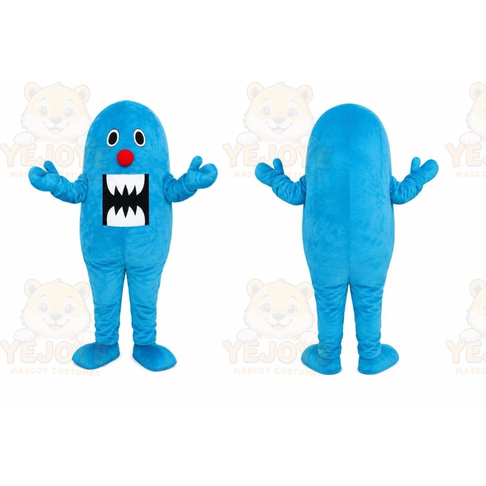 Blue Monster Mascot Costume