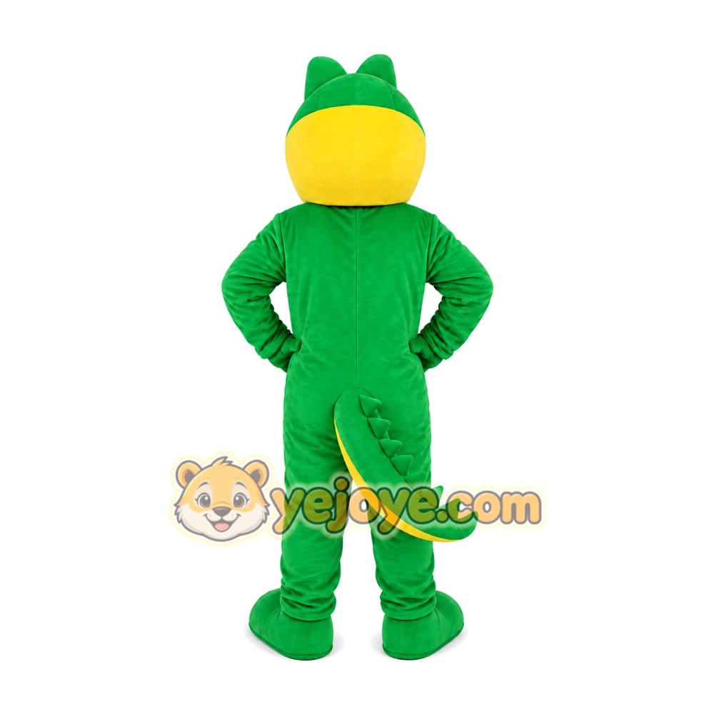 Green Crocodile Mascot Costume Green Crocodile Mascot Costume