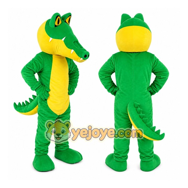 Green Crocodile Mascot Costume