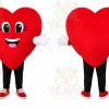 Red Heart Mascot Costume