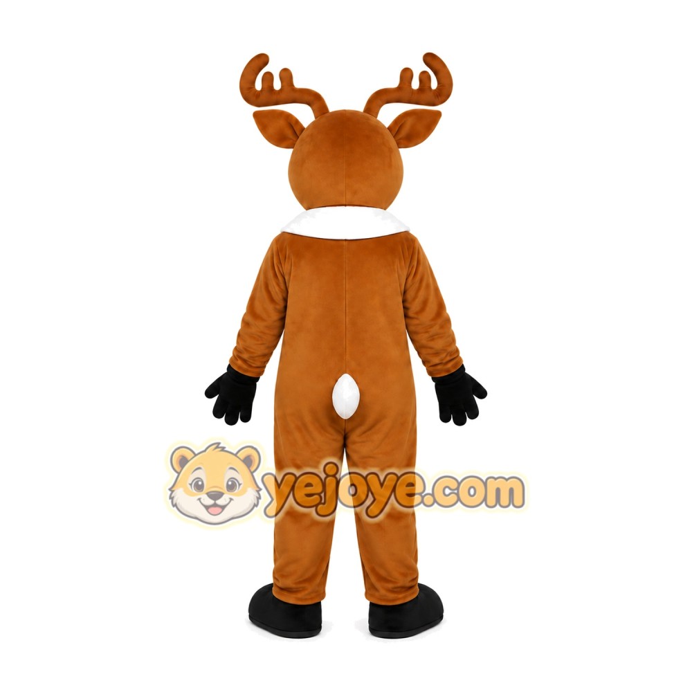 Brown Reindeer Mascot Costume Brown Reindeer Mascot Costume