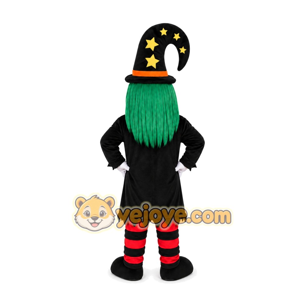 Wizard Girl Mascot Costume Wizard Girl Mascot Costume