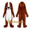Brown Basset Dog Mascot Costume Brown Basset Dog Mascot Costume