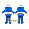 Blue Barrel Character Mascot Costume Blue Barrel Character Mascot Costume