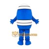 Blue Barrel Character Mascot Costume Blue Barrel Character Mascot Costume