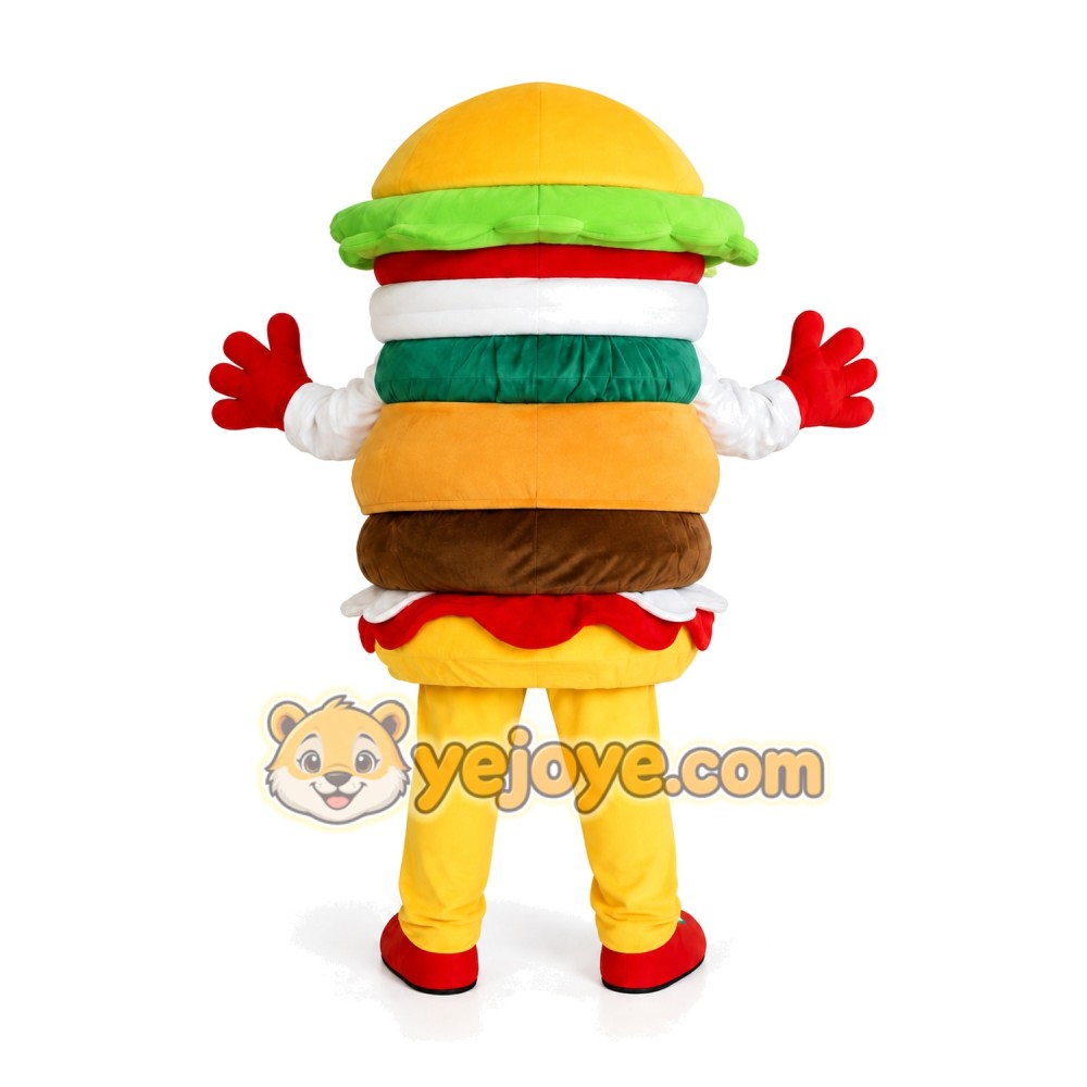 Hamburger Character Mascot Costume Hamburger Character Mascot Costume