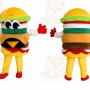 Hamburger Character Mascot Costume