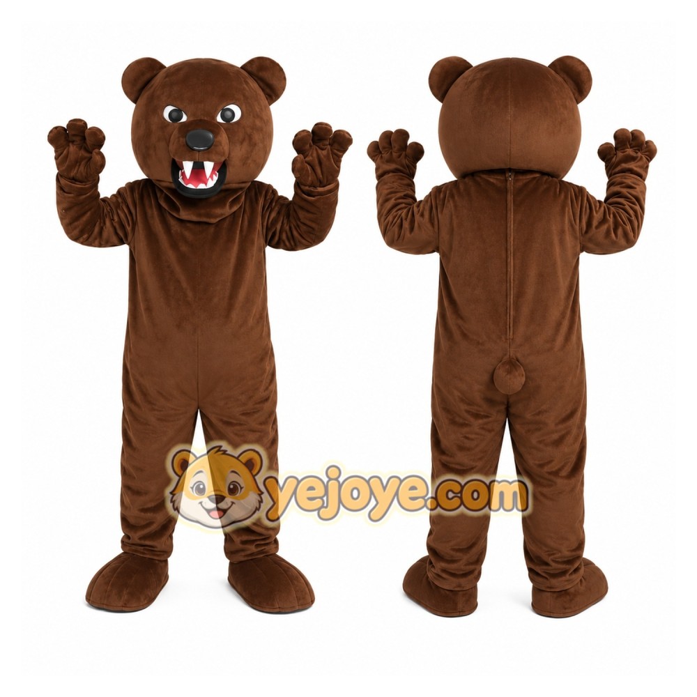 Brown Bear Mascot Costume Brown Bear Mascot Costume