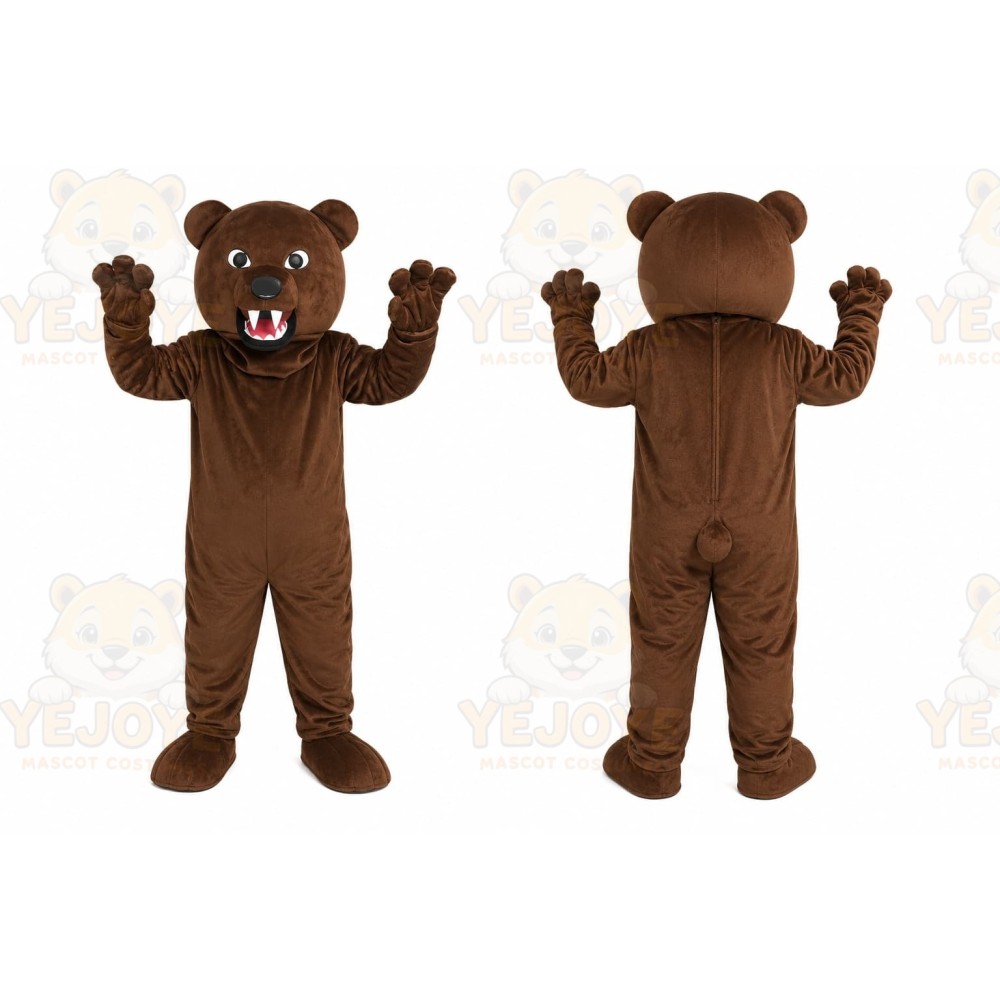 Brown Bear Mascot Costume