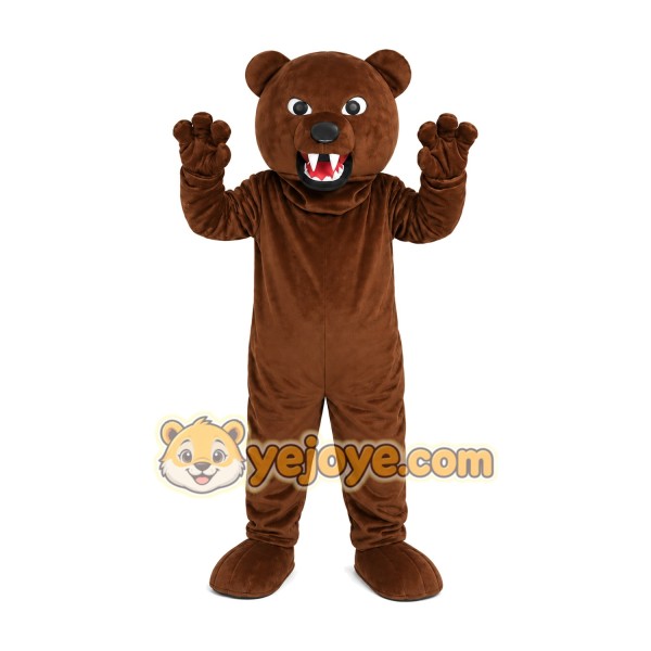 Brown Bear Mascot Costume