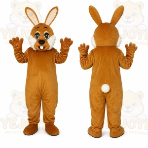 Brown Rabbit Mascot Costume