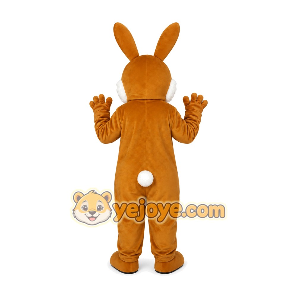 Brown Rabbit Mascot Costume Brown Rabbit Mascot Costume