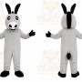 Gray Donkey Mascot Costume