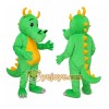 Green Dinosaur Mascot Costume