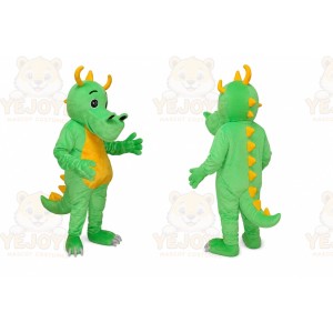 Green Dinosaur Mascot Costume