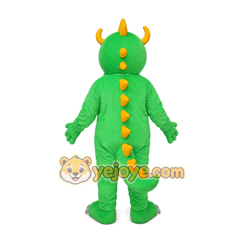 Green Dinosaur Mascot Costume