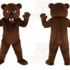 Dark Bear Mascot Costume