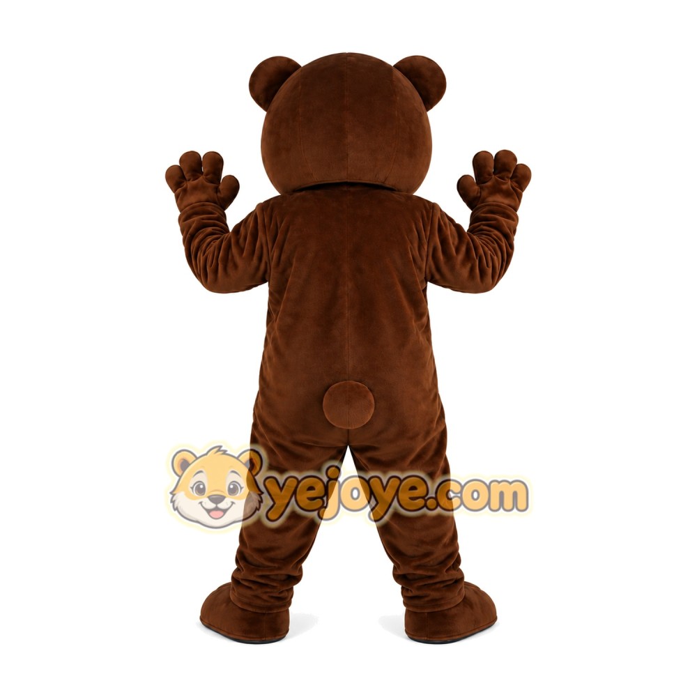 Dark Bear Mascot Costume