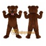 Dark Bear Mascot Costume
