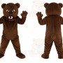 Dark Bear Mascot Costume