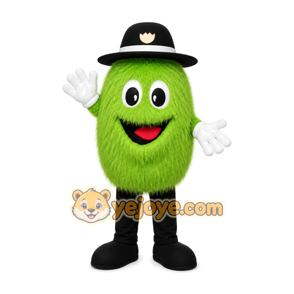 Green Pickle Mascot Costume Green Pickle Mascot Costume