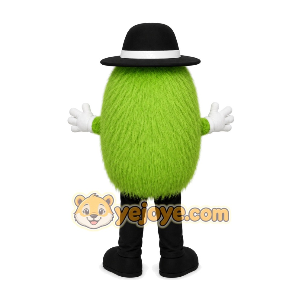 Green Pickle Mascot Costume Green Pickle Mascot Costume