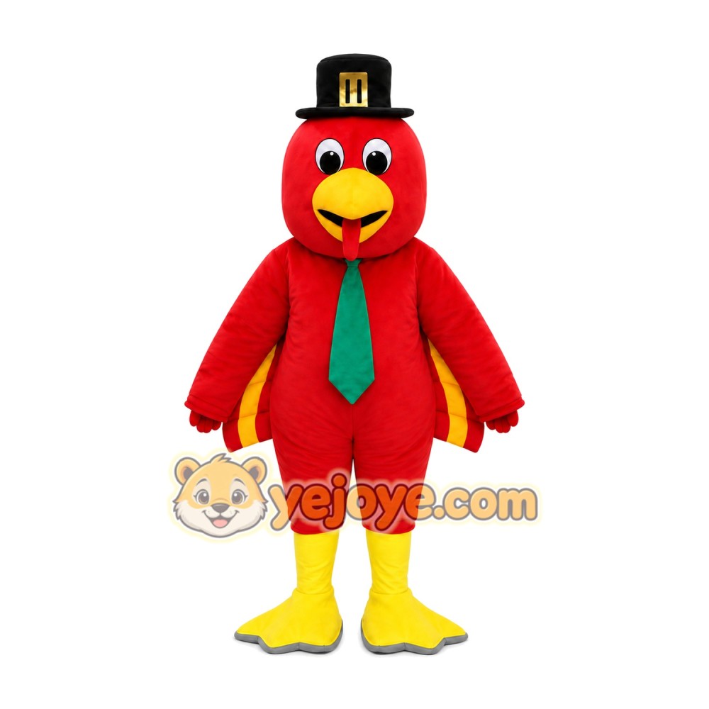 Red Rooster Mascot Costume Red Rooster Mascot Costume