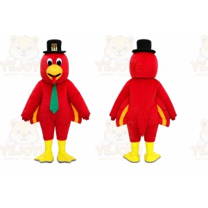 Red Rooster Mascot Costume