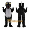 Cute Black Dinosaur Mascot Costume Adult Size Cute Black Dinosaur Mascot Costume Adult Size