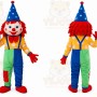 Colorful Clown Mascot Costume