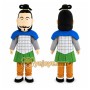 Cartoon Chinese Warrior Mascot Costume