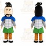 Cartoon Chinese Warrior Mascot Costume