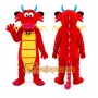 Red Dragon Mascot Costume