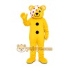 Yellow Leopard Mascot Costume