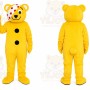 Yellow Leopard Mascot Costume