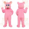 Pink Pig Mascot Costume