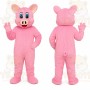 Pink Pig Mascot Costume