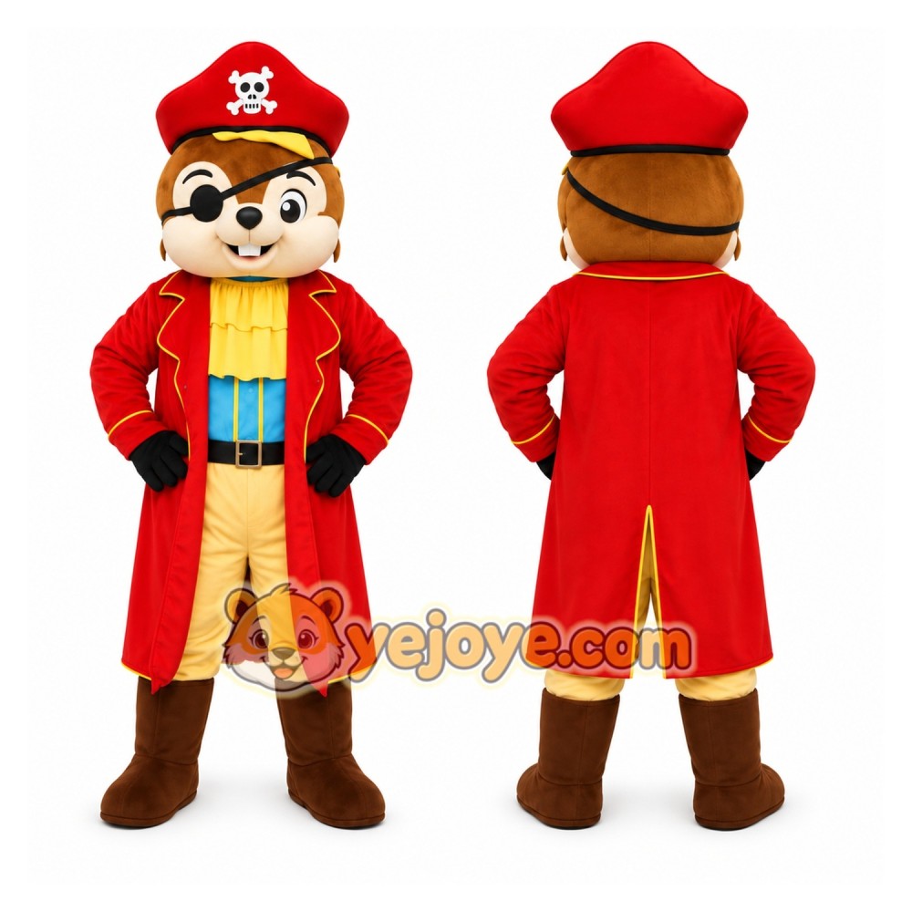 Pirate Monkey Mascot Costume Pirate Monkey Mascot Costume