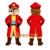 Pirate Monkey Mascot Costume Pirate Monkey Mascot Costume