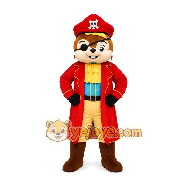 Pirate Monkey Mascot Costume
