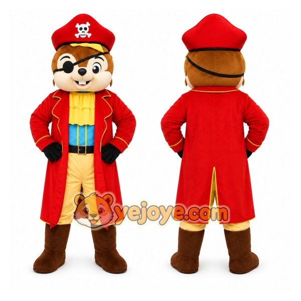 Pirate Monkey Mascot Costume