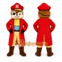 Pirate Monkey Mascot Costume