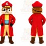 Pirate Monkey Mascot Costume