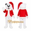 Christmas Dog Mascot Costume Christmas Dog Mascot Costume